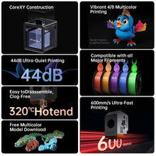 Multi-Color High-Speed 3D Printer – 600mm/s Max Speed, High Precision, Rapid Printing & Smart Color Switching | Printin3D.co