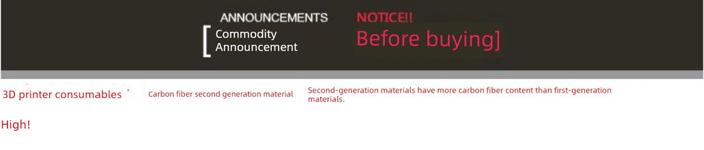 High-Strength Carbon Fiber PLA Filament – 1.75mm / 3.0mm | Printin3D.co