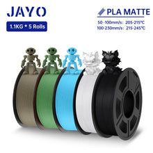 5-Roll Mixed PLA Filament Bundle – PLA+, Matte, Meta & PLA 2.0 | 1.75mm, 1.1KG Each | Printin3D.co