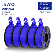 Upgrade 2.0 PLA+ Filament – 5-Roll Bundle (1.75mm) | High-Strength 3D Printing Material | Printin3D.co