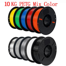 KINGROON 22LBS PETG or PLA filament 3D Printer Filament 10 Rolls 1KG 1.75MM Eco-Friendly Good Toughness Mix Color | Printin3D.co