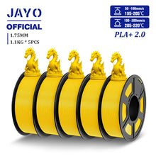 Upgrade 2.0 PLA+ Filament – 5-Roll Bundle (1.75mm) | High-Strength 3D Printing Material | Printin3D.co