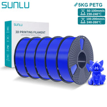 5KG PETG 3D Printer Filament – 1.75mm Diameter, Tangle-Free Spool, Durable & Neatly Wound for FDM Printers | Printin3D.co
