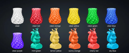 5KG Mixed 3D Printer Filament Bundle – PLA, PETG, PLA+ & Clear | 1.75mm (5 x 1KG Rolls) | Printin3D.co