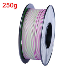 250G Silk PLA Rainbow Filament – Dual Color 1.75mm PLA for 3D Printers, Gold Blend Finish | Printin3D.co