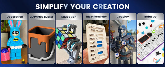 5KG Mixed 3D Printer Filament Bundle – PLA, PETG, PLA+ & Clear | 1.75mm (5 x 1KG Rolls) | Printin3D.co