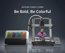 ANYCUBIC Kobra 3 Combo – Multi-Color FDM 3D Printer with 600mm/s Speed & 250×250×260mm Build Volume | Printin3D.co