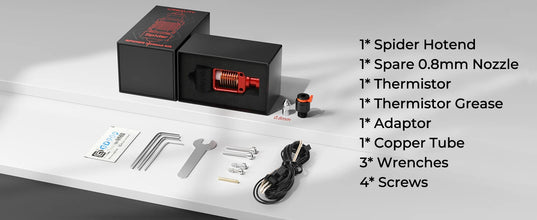 CR Spider 3.0 Pro All-Metal Hotend – High Temp & High Flow Upgrade Kit (300°C, 300mm/s) | Printin3D.co