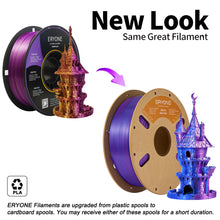 Dual Color PLA Filament – Silk & Matte Finish | 1.75mm, 1KG | Printin3D.co
