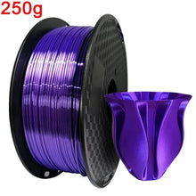 250G Silk PLA Rainbow Filament – Dual Color 1.75mm PLA for 3D Printers, Gold Blend Finish | Printin3D.co
