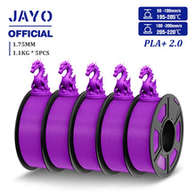 Upgrade 2.0 PLA+ Filament – 5-Roll Bundle (1.75mm) | High-Strength 3D Printing Material | Printin3D.co