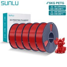 5KG PETG 3D Printer Filament – 1.75mm Diameter, Tangle-Free Spool, Durable & Neatly Wound for FDM Printers | Printin3D.co
