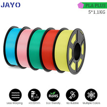 PLA Plus Filament – 5 Rolls (5.5KG Total, 1.75mm) | Colorful, Tough 3D Printing Material for FDM Printers | Printin3D.co