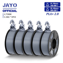 Upgrade 2.0 PLA+ Filament – 5-Roll Bundle (1.75mm) | High-Strength 3D Printing Material | Printin3D.co