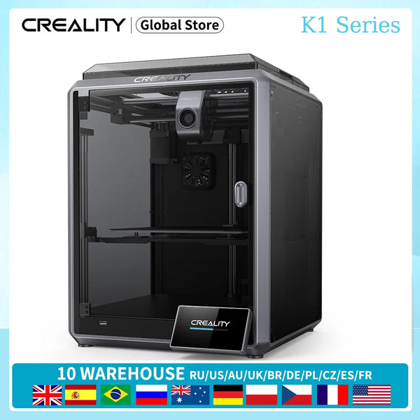 CREALITY K1 Series 3D Printer – K1SE/K1C/K1 MAX with 600mm/s Speed & Dual-Gear Direct Drive Extruder | Printin3D.co