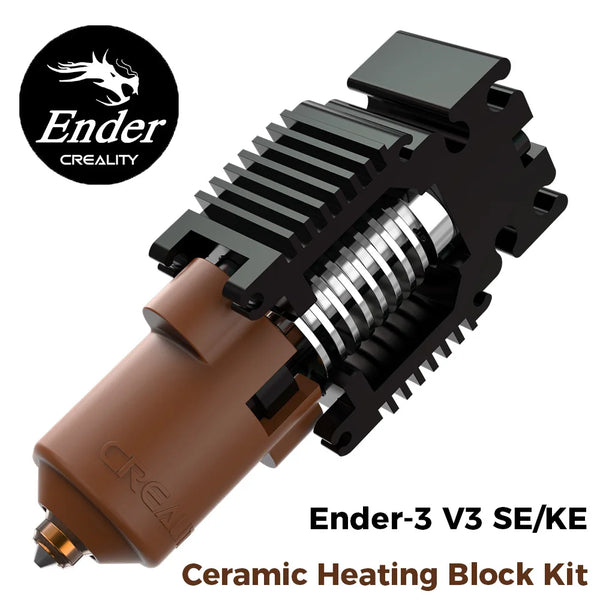 Ender-3 V3 SE/KE Ceramic Heating Block Kit – 60W, 0.4mm Quick-Swap Nozzle | 3D Printer Upgrade | Printin3D.co