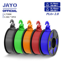 Upgrade 2.0 PLA+ Filament – 5-Roll Bundle (1.75mm) | High-Strength 3D Printing Material | Printin3D.co