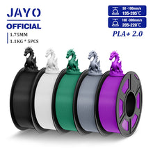 Upgrade 2.0 PLA+ Filament – 5-Roll Bundle (1.75mm) | High-Strength 3D Printing Material | Printin3D.co