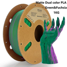 Dual Color PLA Filament – Silk & Matte Finish | 1.75mm, 1KG | Printin3D.co