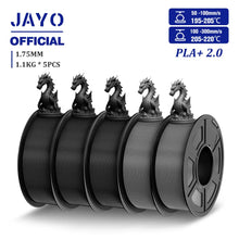 Upgrade 2.0 PLA+ Filament – 5-Roll Bundle (1.75mm) | High-Strength 3D Printing Material | Printin3D.co