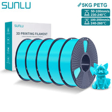 5KG PETG 3D Printer Filament – 1.75mm Diameter, Tangle-Free Spool, Durable & Neatly Wound for FDM Printers | Printin3D.co