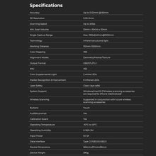 High-Precision 3D Scanner – Multi-Line Blue Light & NIR Tech, Fast Object Scanning for Modeling, Printing, and Design | Printin3D.co