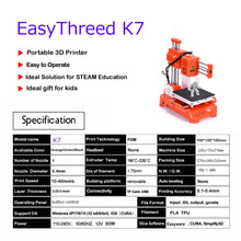 EasyThreed K9 Mini 3D Printer – Beginner-Friendly One-Click Printing with Magnetic Platform | Compact Desktop FDM Printer | Printin3D.co