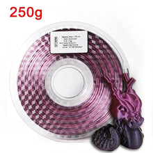 250G Silk PLA Rainbow Filament – Dual Color 1.75mm PLA for 3D Printers, Gold Blend Finish | Printin3D.co