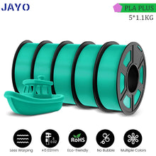 PLA Plus Filament – 5 Rolls (5.5KG Total, 1.75mm) | Colorful, Tough 3D Printing Material for FDM Printers | Printin3D.co