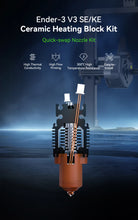 Ender-3 V3 SE/KE Ceramic Heating Block Kit – 60W, 0.4mm Quick-Swap Nozzle | 3D Printer Upgrade | Printin3D.co