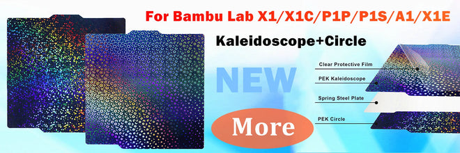 Double-Sided Magnetic PEI Build Plate – Spring Steel Sheet, Textured Surface, Multiple Sizes for Ender 3, CR10, P1P, and More | Printin3D.co