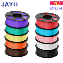 10-Roll Multicolor PLA+ / PLA / PETG Filament Bundle – 1.75mm | No-Bubble FDM Filament | Printin3D.co