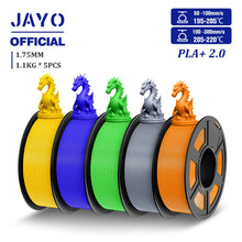 Upgrade 2.0 PLA+ Filament – 5-Roll Bundle (1.75mm) | High-Strength 3D Printing Material | Printin3D.co