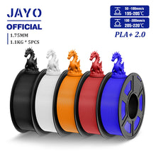 Upgrade 2.0 PLA+ Filament – 5-Roll Bundle (1.75mm) | High-Strength 3D Printing Material | Printin3D.co