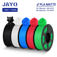 5-Roll Mixed PLA Filament Bundle – PLA+, Matte, Meta & PLA 2.0 | 1.75mm, 1.1KG Each | Printin3D.co