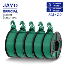 Upgrade 2.0 PLA+ Filament – 5-Roll Bundle (1.75mm) | High-Strength 3D Printing Material | Printin3D.co