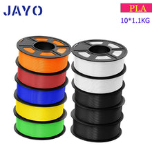 10-Roll Multicolor PLA+ / PLA / PETG Filament Bundle – 1.75mm | No-Bubble FDM Filament | Printin3D.co