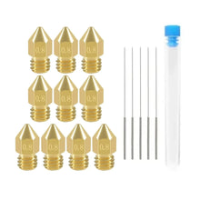 0.2mm MK8 Nozzle – 10PCS Precision Brass Nozzles for Ender 3/5, CR-10 Series | Printin3D.co