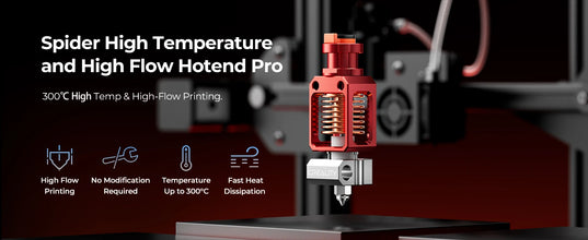 CR Spider 3.0 Pro All-Metal Hotend – High Temp & High Flow Upgrade Kit (300°C, 300mm/s) | Printin3D.co