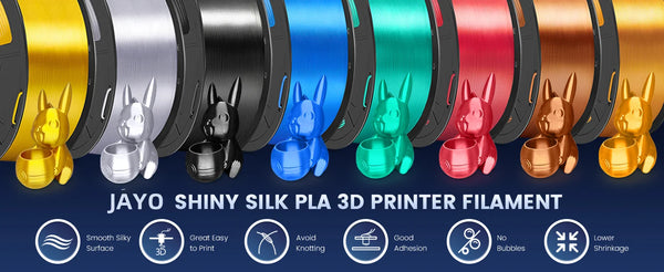 Silk PLA+ Filament – 5-Roll Bundle (1.75mm, 1.1KG Each) | Dual & Triple Rainbow Colors | Printin3D.co