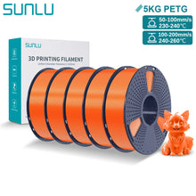 5KG PETG 3D Printer Filament – 1.75mm Diameter, Tangle-Free Spool, Durable & Neatly Wound for FDM Printers | Printin3D.co