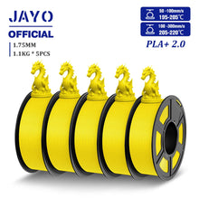 Upgrade 2.0 PLA+ Filament – 5-Roll Bundle (1.75mm) | High-Strength 3D Printing Material | Printin3D.co
