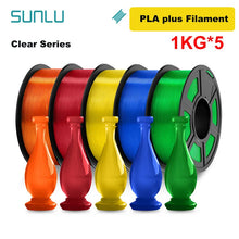 5KG Mixed 3D Printer Filament Bundle – PLA, PETG, PLA+ & Clear | 1.75mm (5 x 1KG Rolls) | Printin3D.co