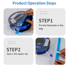 Vacuum Storage Bags for 3D Printer Filament – Humidity-Resistant & Resealable | PLA, PETG, ABS | Printin3D.co