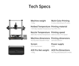 ANYCUBIC Kobra 3 Combo – Multi-Color FDM 3D Printer with 600mm/s Speed & 250×250×260mm Build Volume | Printin3D.co