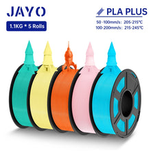 5-Roll Mixed PLA Filament Bundle – PLA+, Matte, Meta & PLA 2.0 | 1.75mm, 1.1KG Each | Printin3D.co