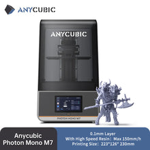 ANYCUBIC Photon Mono M7 – 14K MSLA Resin 3D Printer with 10” Screen, Ultra-Fast 150mm/h Speed & 223×126×230mm Build Volume | Printin3D.co