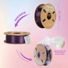 Dual Color PLA Filament – Silk & Matte Finish | 1.75mm, 1KG | Printin3D.co