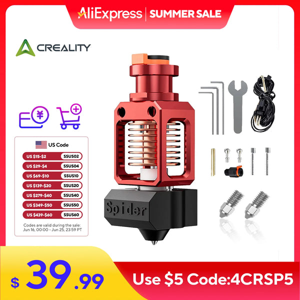 CR Spider 3.0 Pro All-Metal Hotend – High Temp & High Flow Upgrade Kit (300°C, 300mm/s) | Printin3D.co