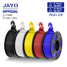 Upgrade 2.0 PLA+ Filament – 5-Roll Bundle (1.75mm) | High-Strength 3D Printing Material | Printin3D.co